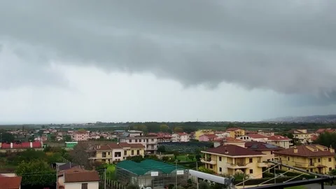 Dark Thunder Clouds.  Stock Footage 225443999