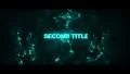 Dark Titles AE Template