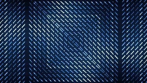 Dark toned motion background shows a futuristic pattern with flickering light Stock Footage 160656305