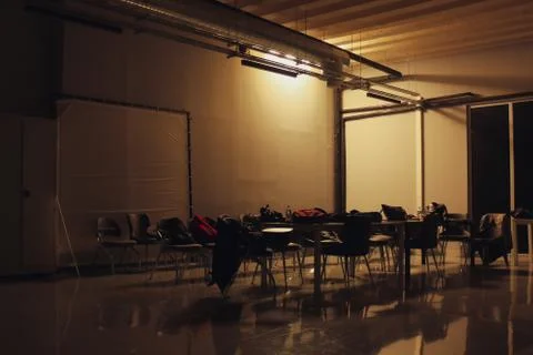 Dark training class Stock Photos