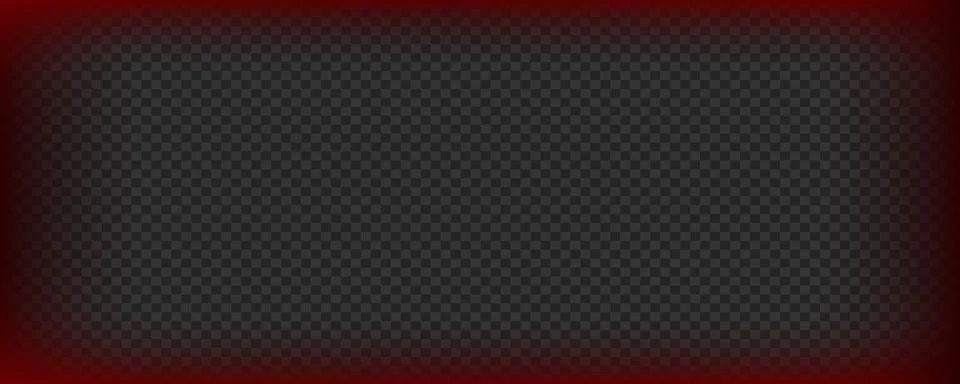 Dark transparent vignette background with deep red glow around the edges, p.. Stock Illustration