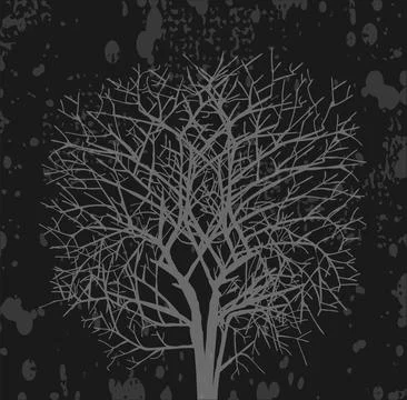 Dark  tree Stock-Illustration