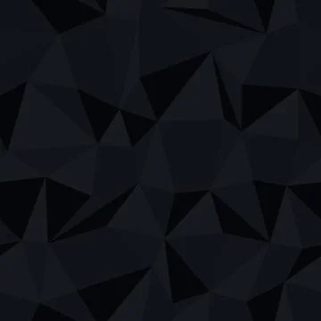 Dark triangle seamless monochrome pattern Illustration