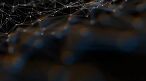 Dark triangular low polygonal motion graphic Stock Footage 61512779