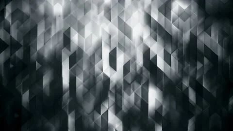 Dark Triangular Polygonal Abstract Background Stock Footage 135812341