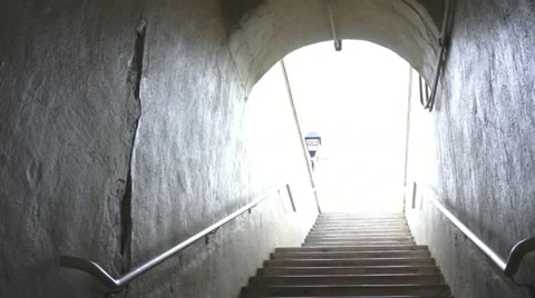 Dark tunnel 스톡 동영상 12488798