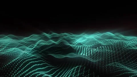 Dark turquoise black animated loop background. Stock Footage 273503635