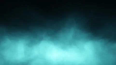 Dark turquoise blue smoke cloud seamless looping background Stock Footage 340238659