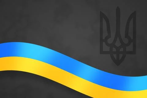 Dark Ukraine Background Stock Illustration