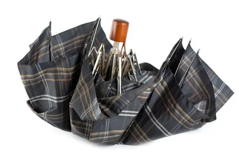 Dark umbrella Stock Photos