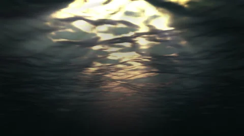 Dark Underwater Scene Stock Footage 47005498