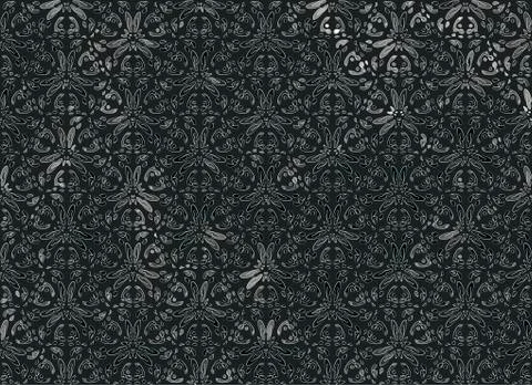 Dark vector background with light floral ornament for wallpaper Stock Illustration