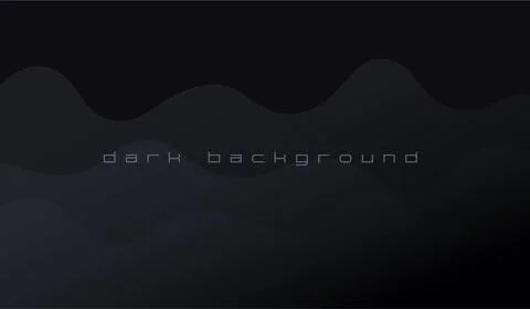 Dark vector wave luxury background. Minimalist elegant premium design. Dynamic Stock Illustration