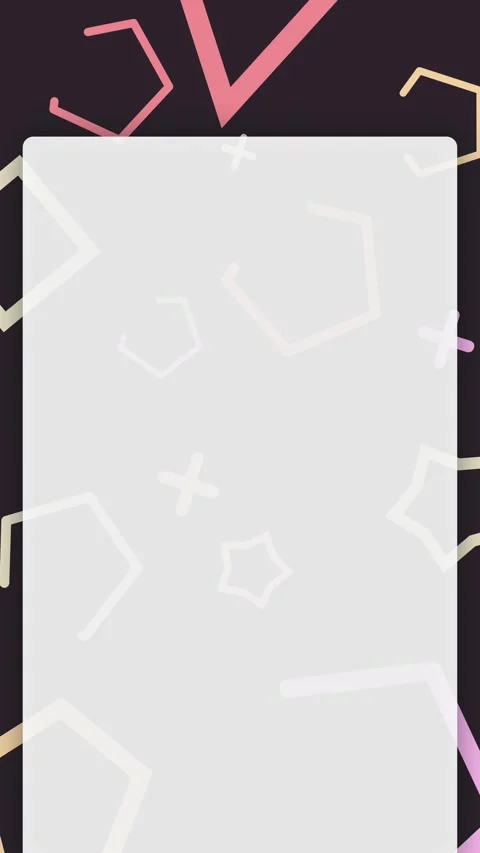 Dark Vertical abstract animated geometric shapes backround for social media, sto Vídeos de archivo 281065238