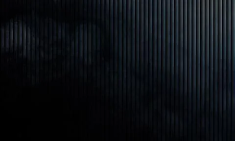 Dark vertical slat texture background with minimal modern blinds design Stock Illustration