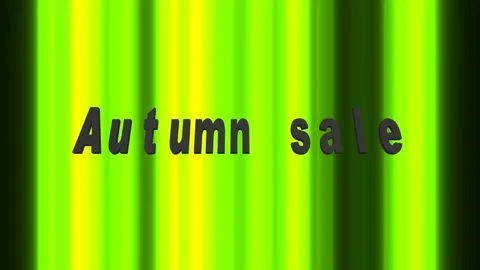 Dark video text with a spectacular spin "Autumn Sale", Stock Footage 140086749