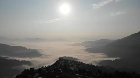 Dark view of fog. Stock Footage 170882788