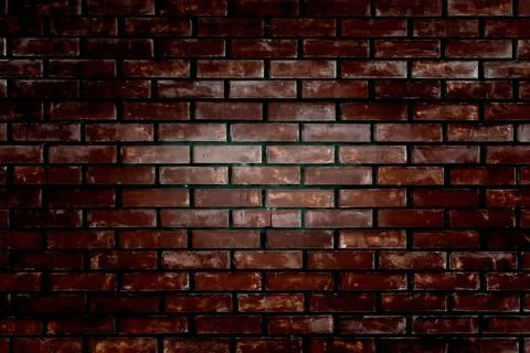 Dark vignetting brick background Stock Photos