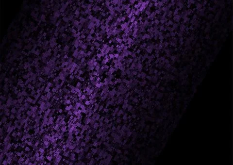 Dark violet small squares mosaic abstract geometric background Stock Illustration