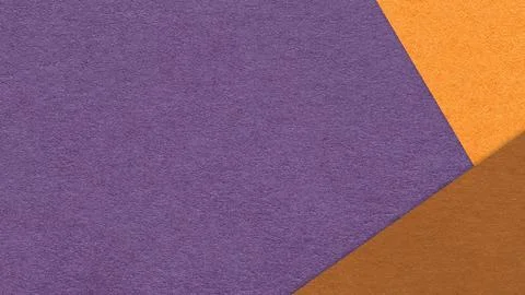 Dark violet textured paper background with orange brown triangular corners .. 스톡 일러스트
