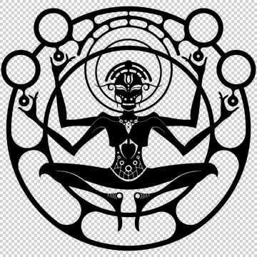 Dark void Stock Illustration