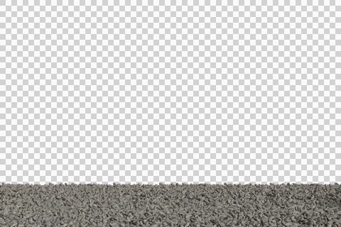 A dark void with a rough, textured surface of small stones and gravel Stock Illustration