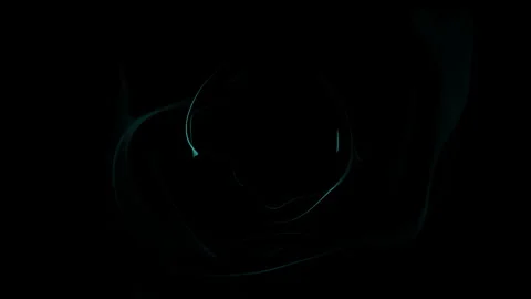 Dark vortex with bright center eerie and mysterious whirlpool pattern Stock Footage 311607363