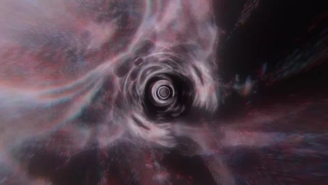 Dark Vortex Tunnel VJ Loop Stock Footage 329981380