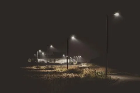 Dark walking Path 스톡 사진