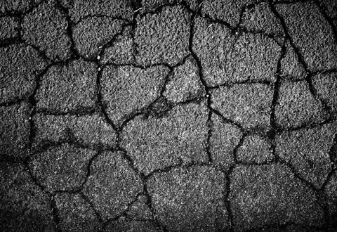 Dark wall with the cracks, Drought Stock Photos