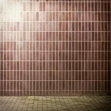 Dark wall with light spot Stock Photos