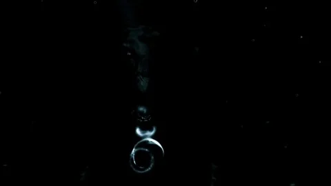 Dark Water In 3D - 34 Stockbeeldmateriaal 70005376