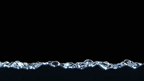 Dark water drain 3D animation with alpha Stock-Footage 154206065