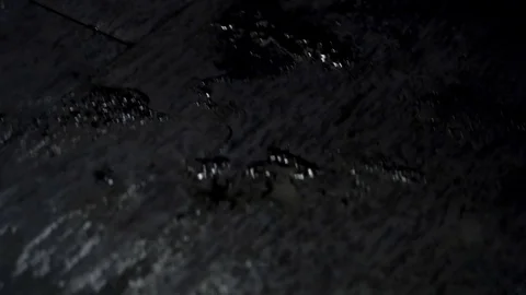 Dark Water on Floor 2 Stock Footage 86156156