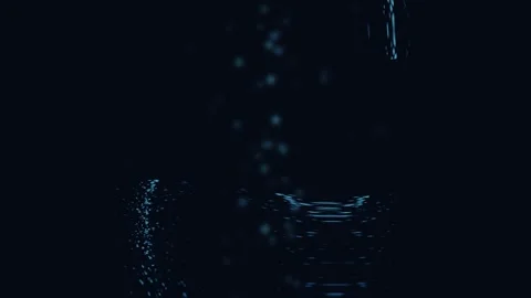 Dark Water Ripples Surface Abstract Texture Gentle Waves Flowing Calm Motio.. Video stock 342431428