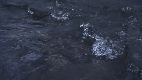 Dark water of river background Stock Footage 299277849