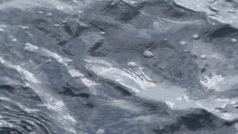 Dark water with sun reflections Stock Footage 113462725