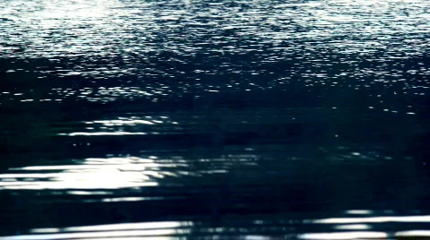 Dark water surface Stock Footage 771495