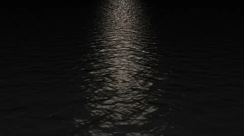 Dark water. The waves. Loop background. Stock Footage 40552413