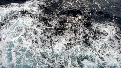 Dark water white foam Stock Footage 282399221