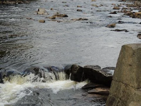 Dark waterfall Foto stock