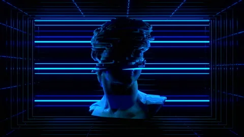 Dark Wave Stock Footage 128319235