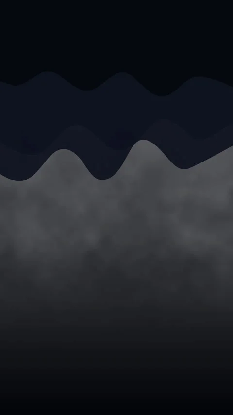 Dark wave loop background with glowing blue particle animation Stock Footage 346543869