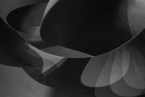 Dark waves and abstract blur background. It is black and white photo. Stock Illustration