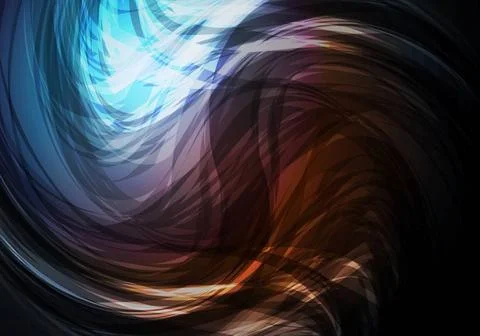 Dark waves background Modern concept waves vector background Copyright: xZ... Foto stock