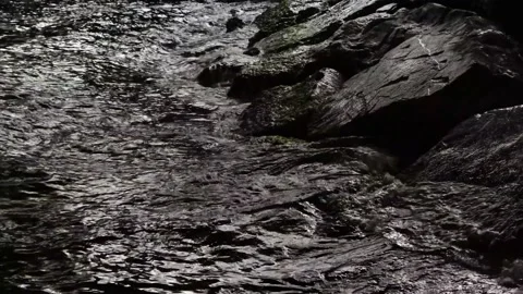 Dark waves Video stock 163470722