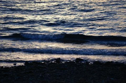 Dark waves Stock Photos