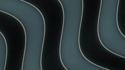 Dark wavy patterns on a smooth surface with soft curves Stock Footage 340277025