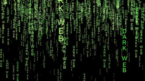 Dark web code on the internet concept Stock Photos