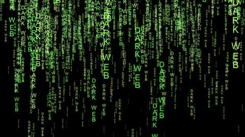 Dark web code on the internet Stock Photos